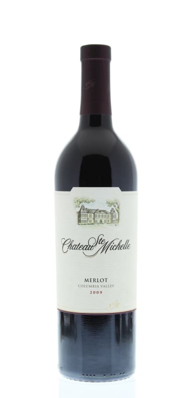 Chateau Ste. Michelle Columbia Valley Merlot 2009 Front Bottle Shot