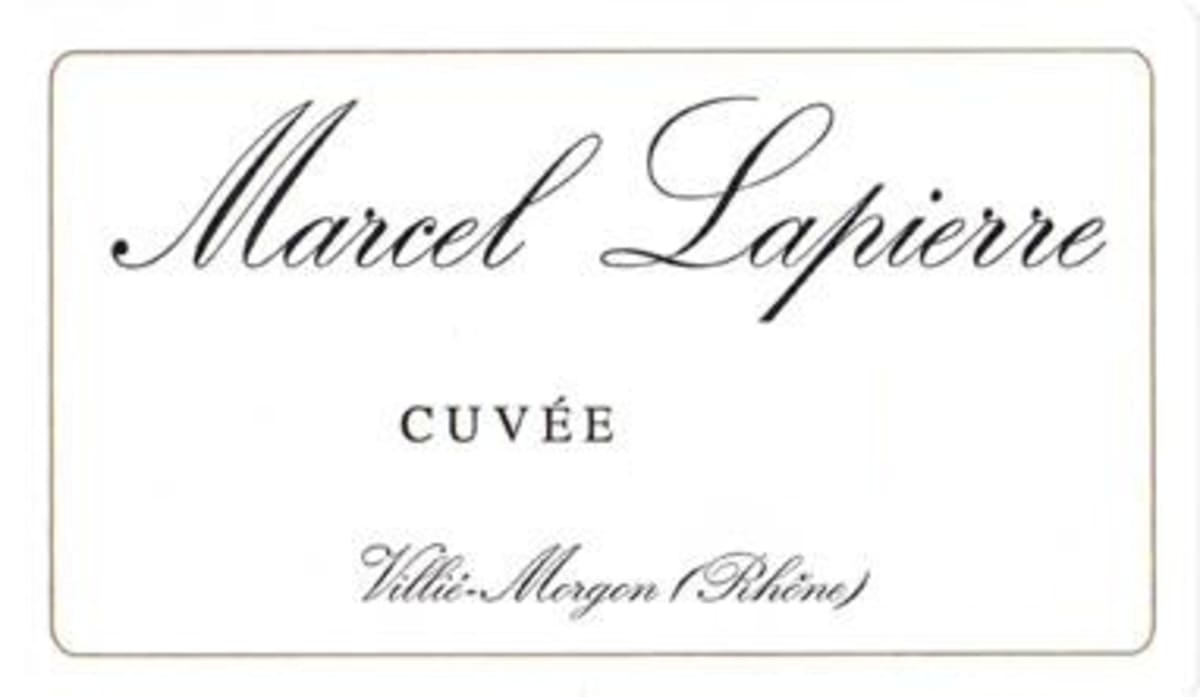 Domaine Lapierre Cuvee Morgon 2015 Front Label