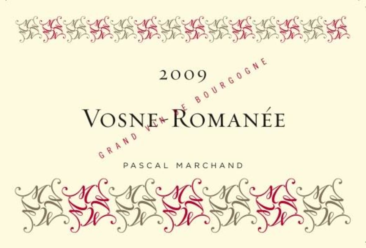 Marchand-Tawse Vosne-Romanee 2009 Front Label
