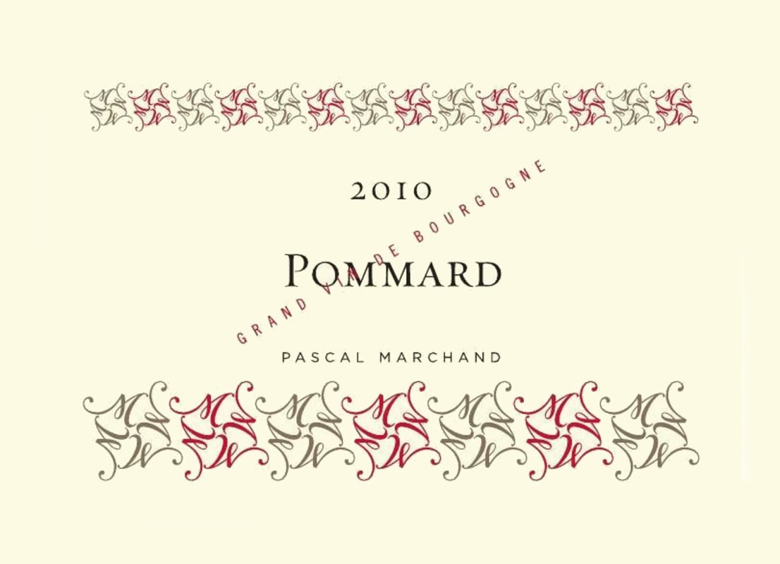 Marchand-Tawse Pommard 2010 Front Label