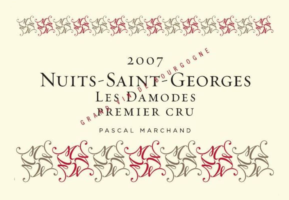 Marchand-Tawse Nuits-Saint-Georges Les Damodes Premier Cru 2007 Front Label