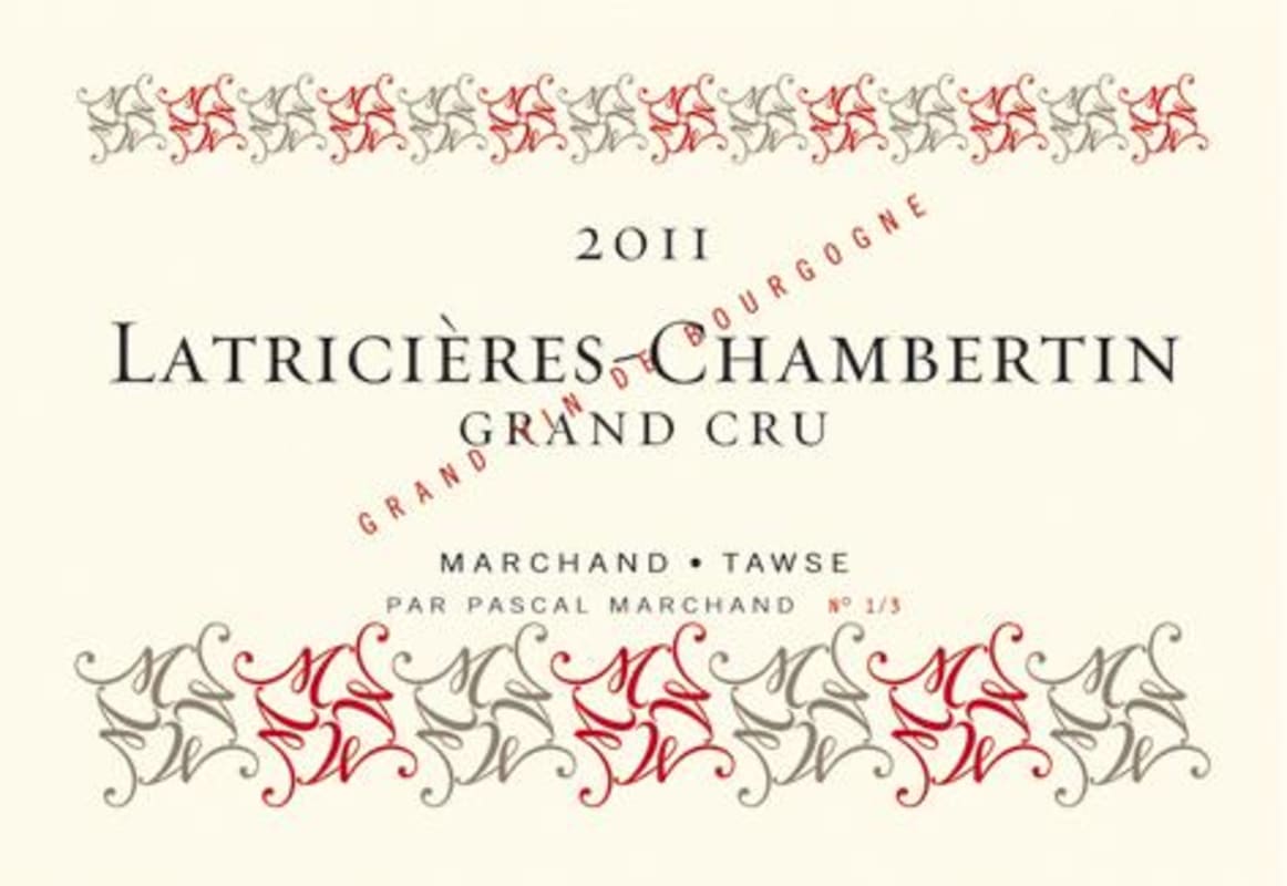 Marchand-Tawse Latricieres-Chambertin Grand Cru 2011 Front Label