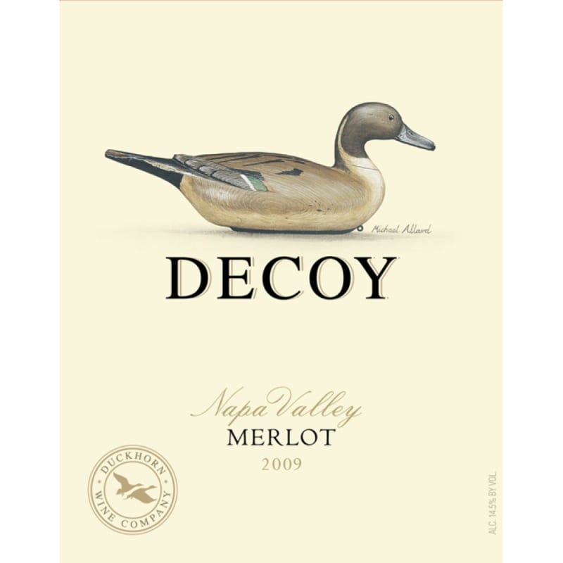 Decoy Merlot 2009 Front Label