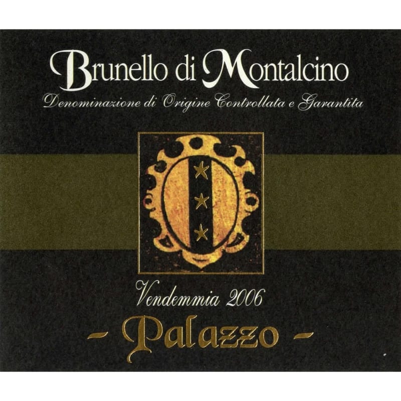 Palazzo Brunello di Montalcino 2006 Front Label