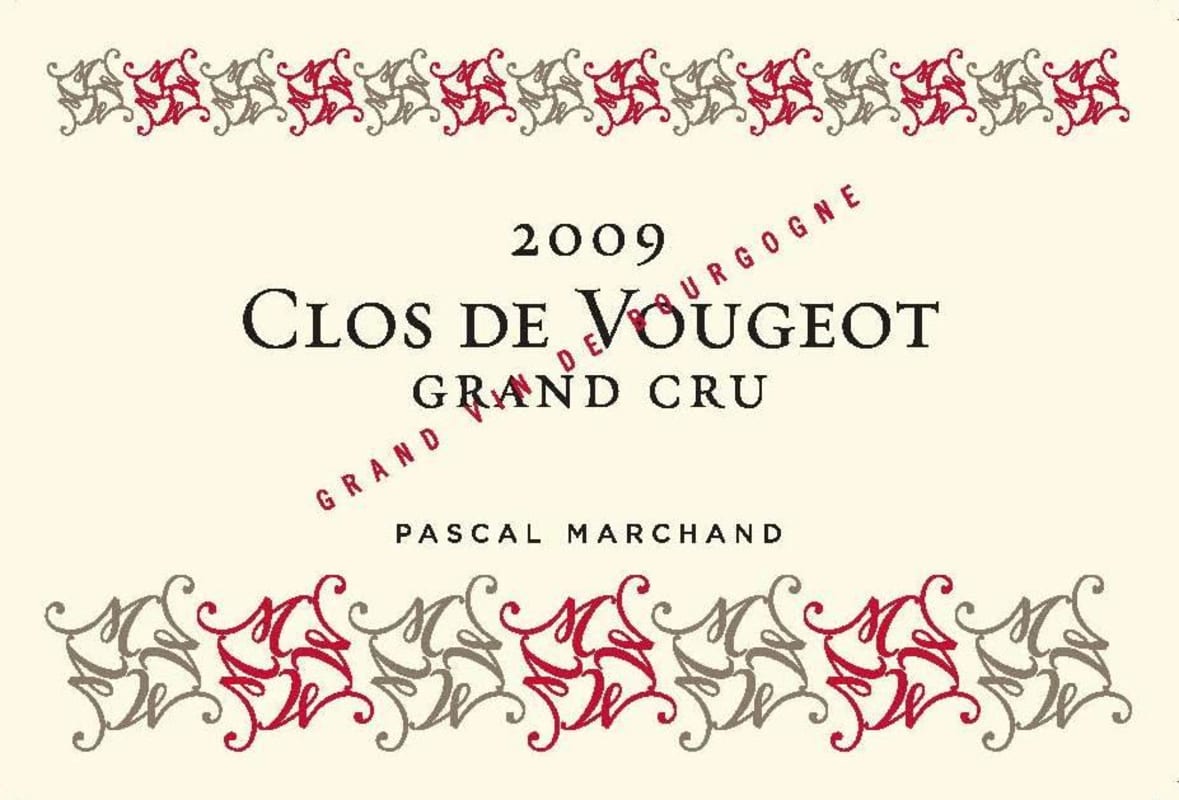 Marchand-Tawse Clos de Vougeot Grand Cru 2009 Front Label