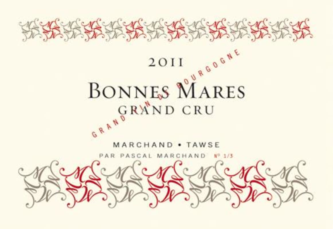 Marchand-Tawse Bonnes Mares Grand Cru 2011 Front Label