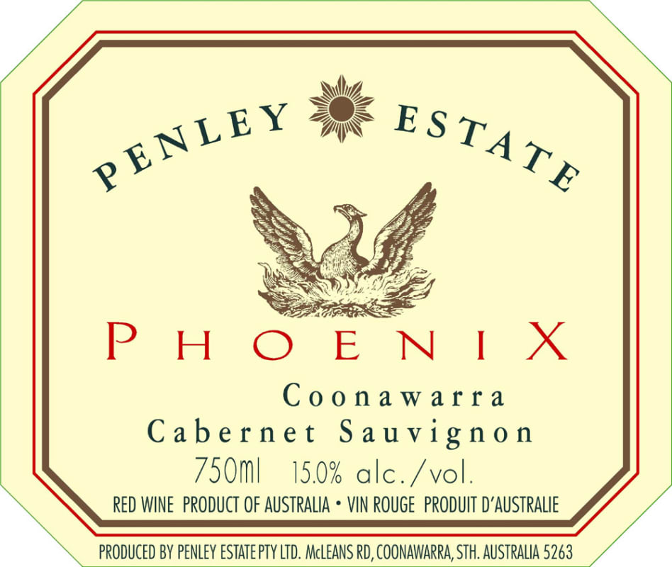 Penley Phoenix Cabernet Sauvignon 2009 Front Label