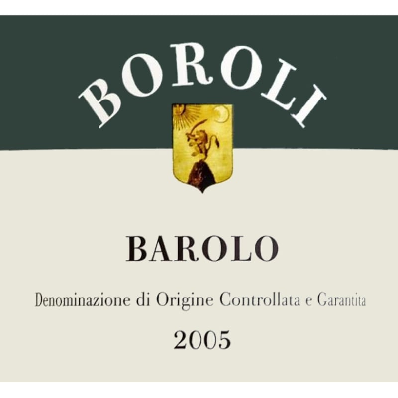 Boroli Barolo 2005 Front Label