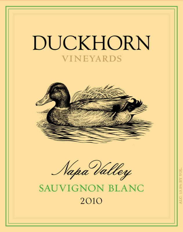 Duckhorn Sauvignon Blanc 2010 Front Label