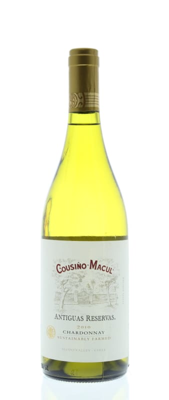 Cousino Macul Antiguas Reservas Chardonnay 2010 Front Bottle Shot
