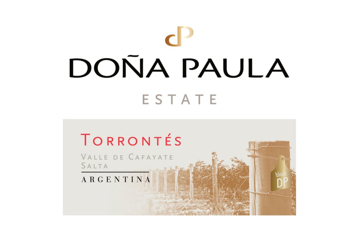 Dona Paula Torrontes 2010 Front Label