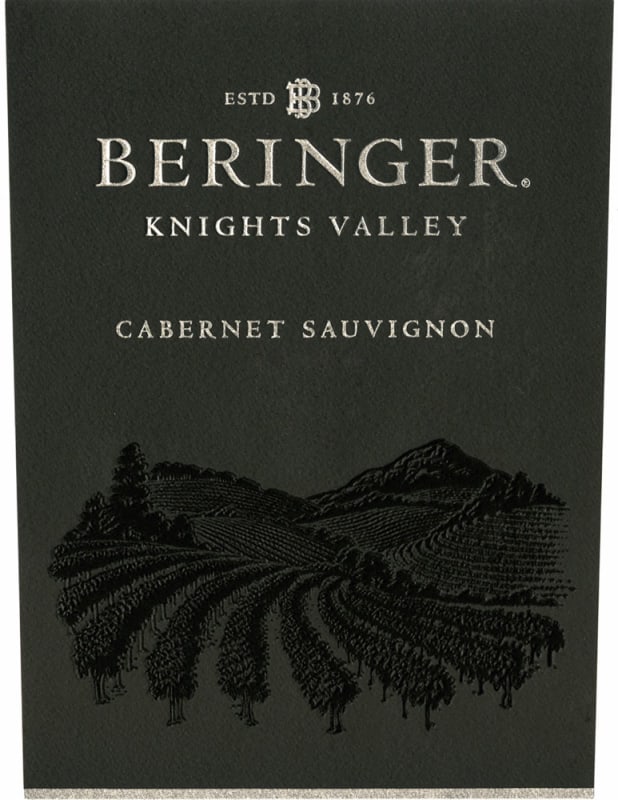 Beringer Knights Valley Cabernet Sauvignon 2009 Front Label