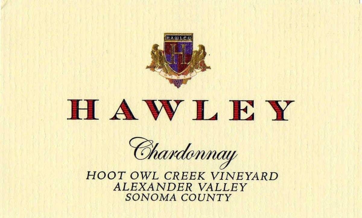 Hawley Hoot Owl Creek Vineyard Chardonnay 2011 Front Label