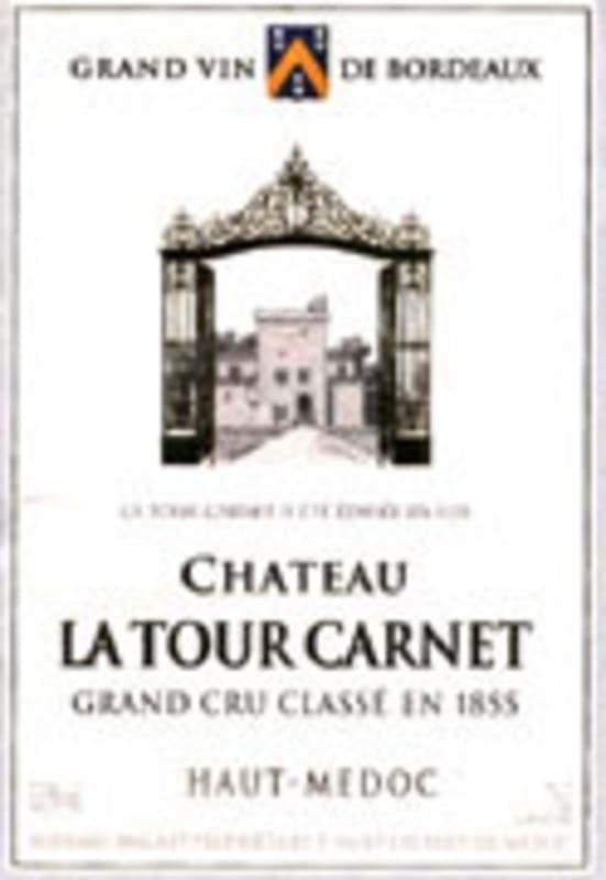 Chateau La Tour Carnet 2003 Front Label