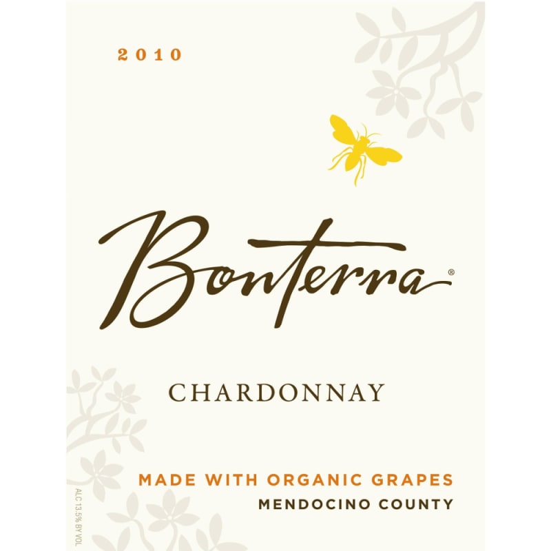 Bonterra Organically Grown Chardonnay 2010 Front Label