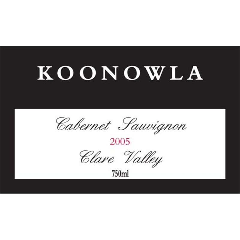 Koonowla Cabernet Sauvignon 2005 Front Label