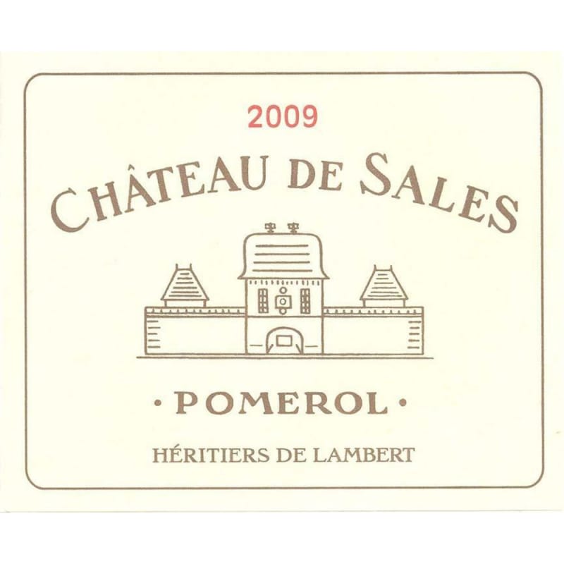 Chateau de Sales 2009 Front Label