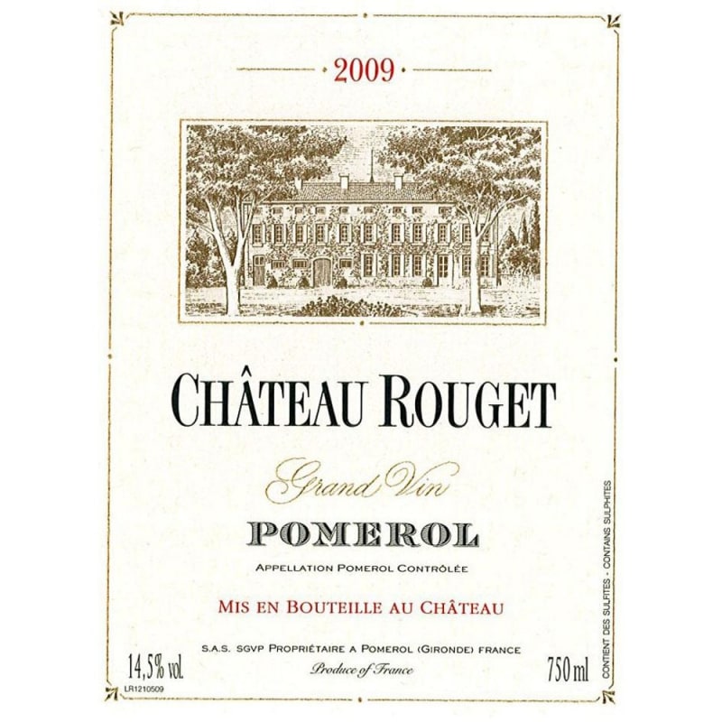 Chateau Rouget 2009 Front Label