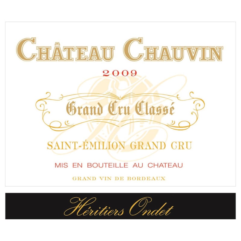 Chateau Chauvin 2009 Front Label