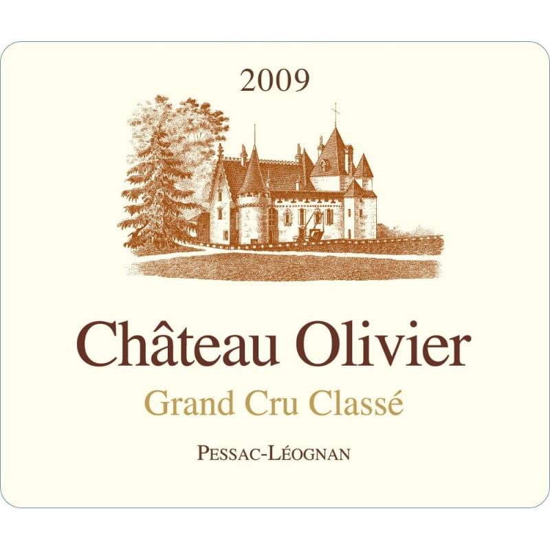 Chateau Olivier 2009 Front Label