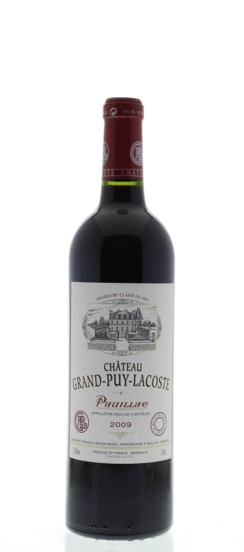 Chateau Grand-Puy-Lacoste 2009 Front Bottle Shot