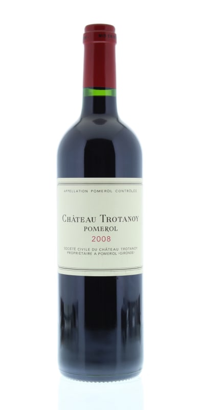 Chateau Trotanoy 2008 Front Bottle Shot
