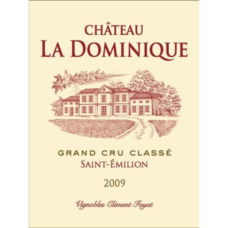 Chateau La Dominique 2009 Front Label