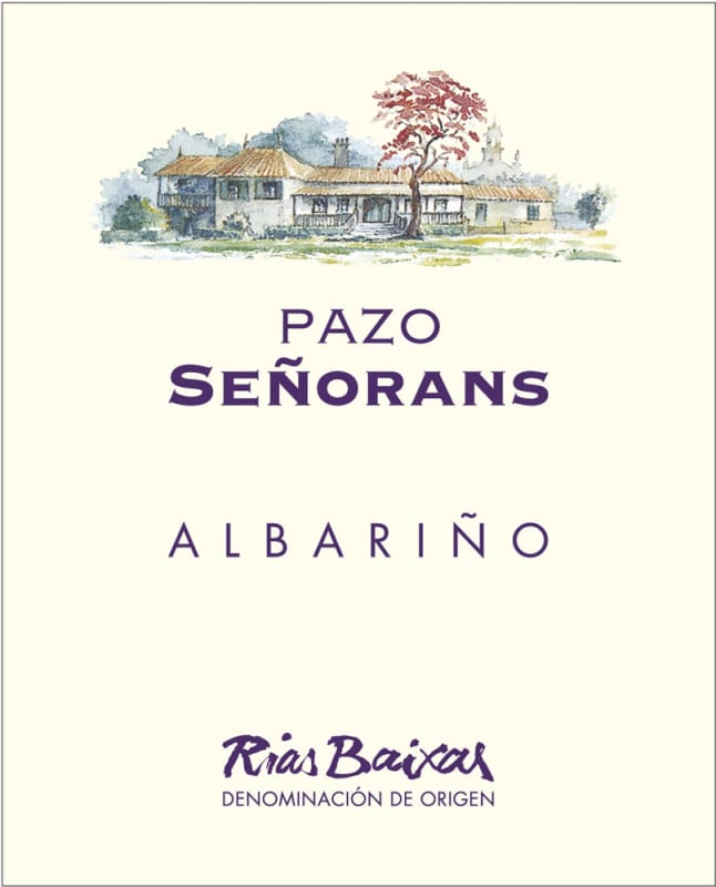 Pazo de Senorans Albarino 2010 Front Label