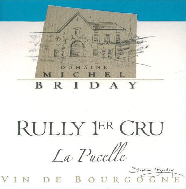 Michel Briday Rully La Pucelle Premier Cru Blanc 2014 Front Label