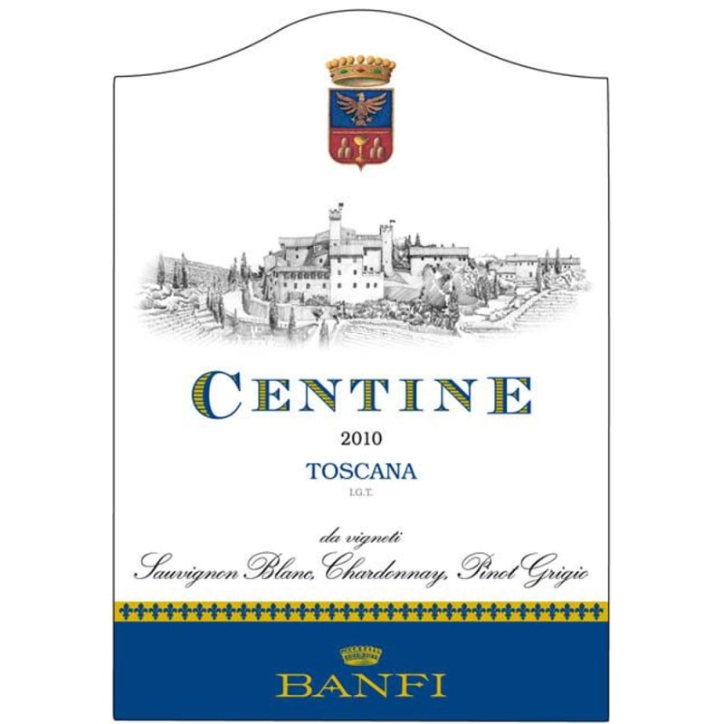 Banfi Centine Bianco 2010 Front Label