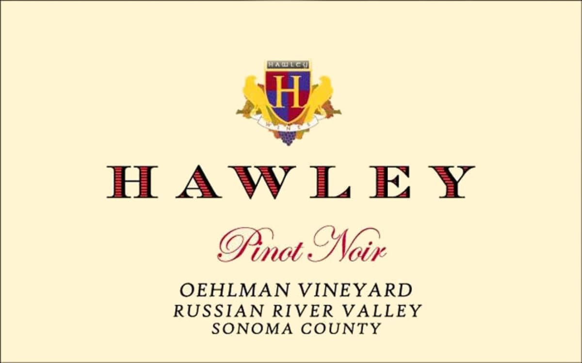 Hawley Oehlman Vineyard Pinot Noir 2011 Front Label