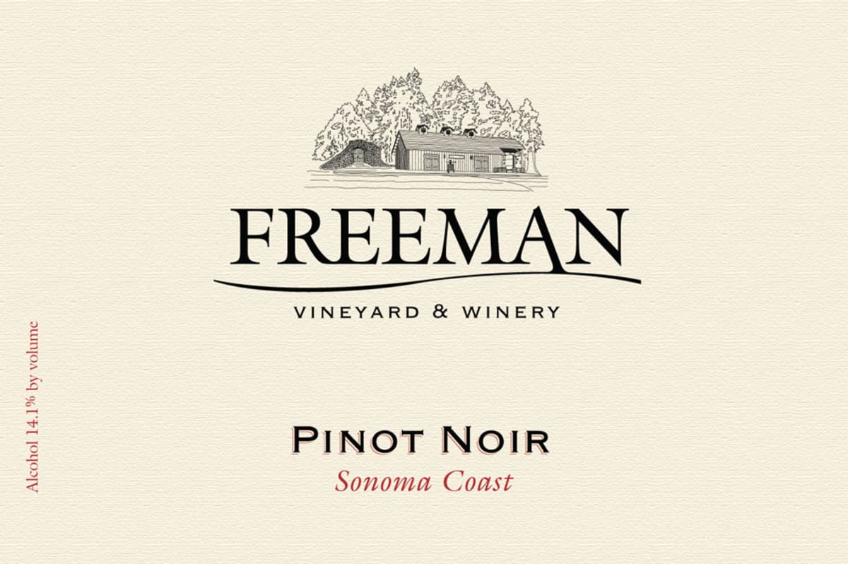 Freeman Sonoma Coast Pinot Noir 2009 Front Label