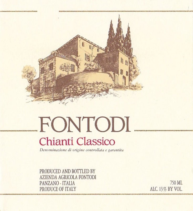 Fontodi Chianti Classico 2008 Front Label