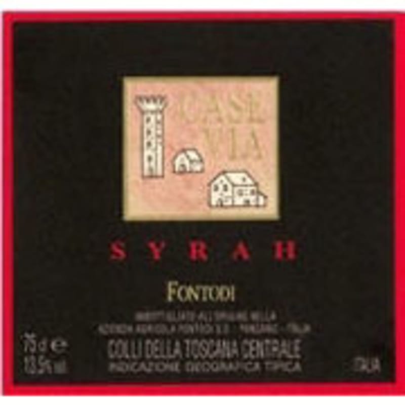 Fontodi Case Via Syrah 2008 Front Label