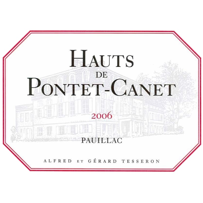 Chateau Pontet-Canet Hauts de Pontet-Canet 2006 Front Label