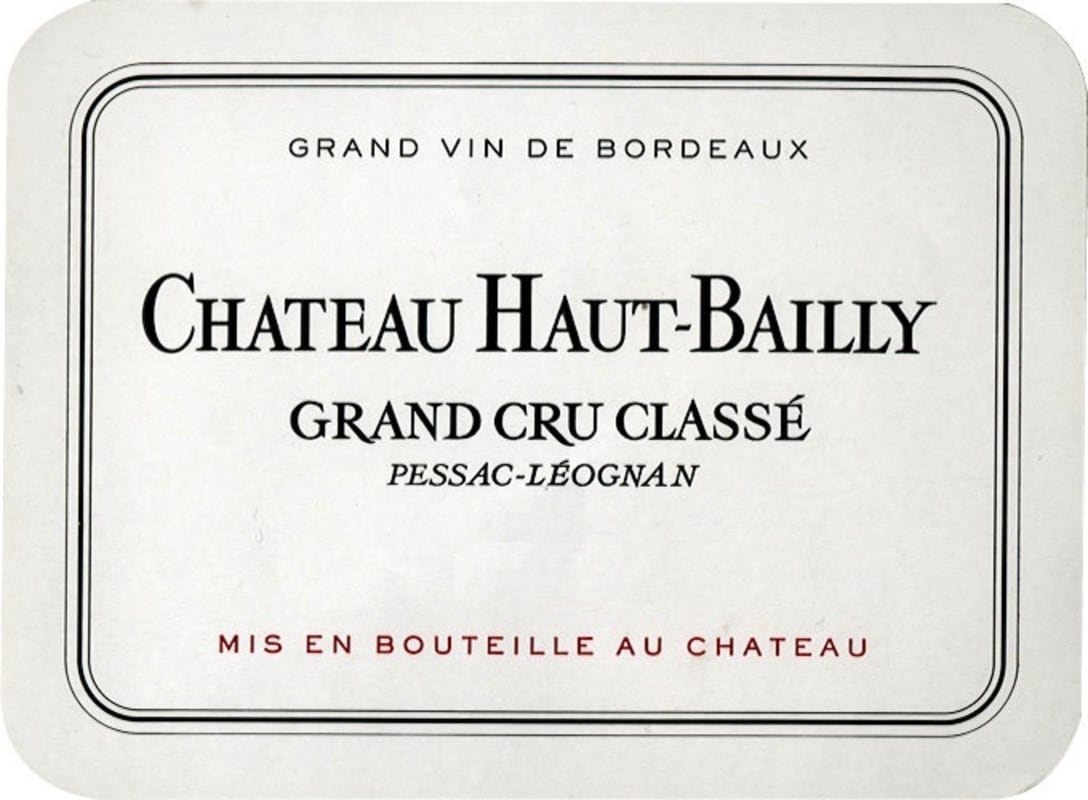 Chateau Haut-Bailly 2000 Front Label
