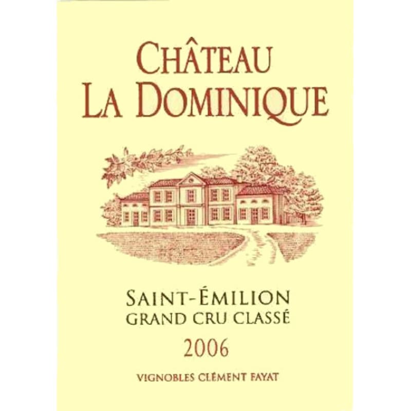 Chateau La Dominique 2006 Front Label