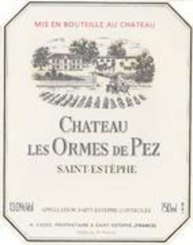 Chateau Ormes de Pez 2001 Front Label