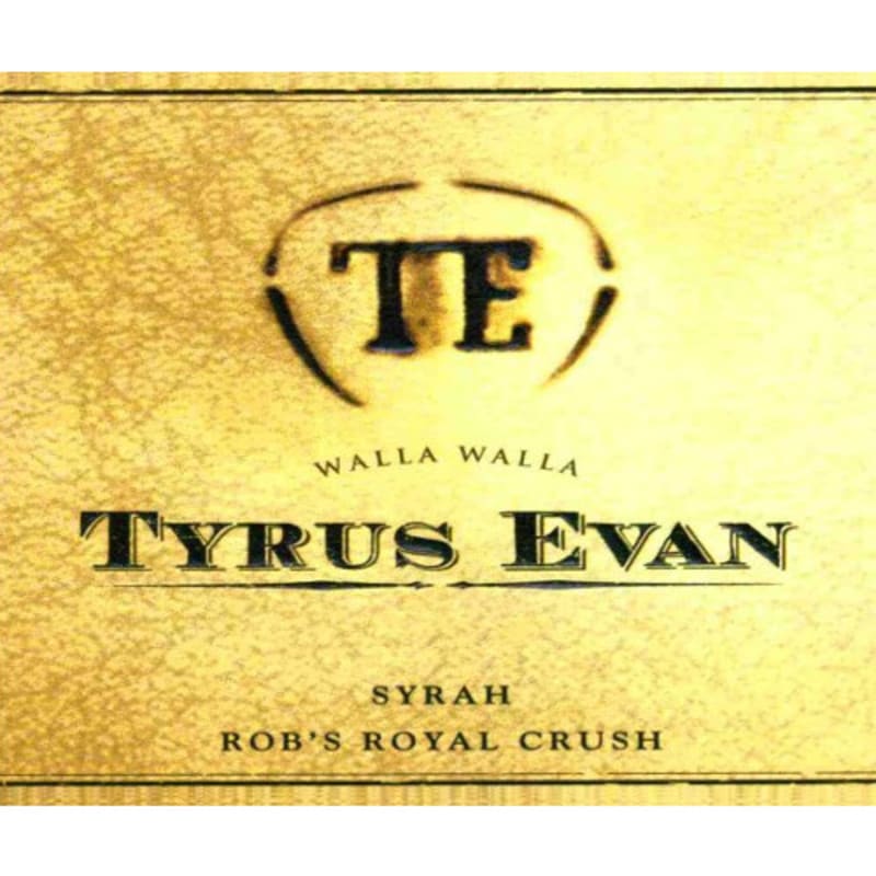 Ken Wright Cellars Tyrus Evan Walla Walla Valley Syrah 2008 Front Label
