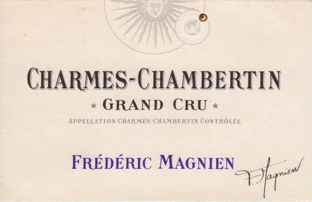 Frederic Magnien Charmes-Chambertin Grand Cru 2010 Front Label
