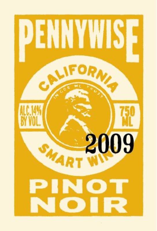 Pennywise Pinot Noir 2009 Front Label