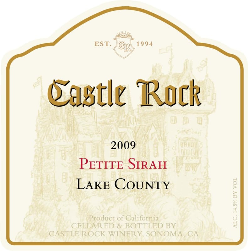 Castle Rock Lake County Reserve Petite Sirah 2009 Front Label