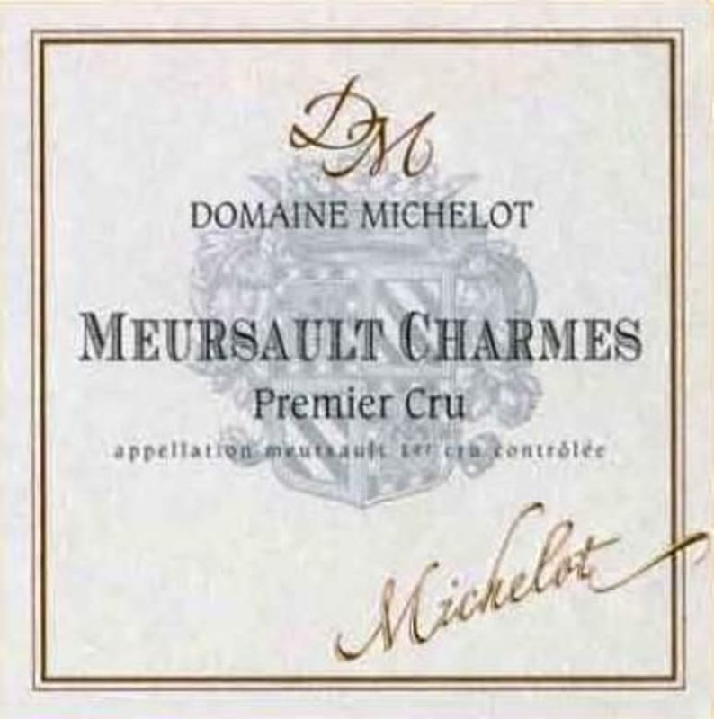 Domaine Michelot Meursault Charmes Premier Cru 2010 Front Label