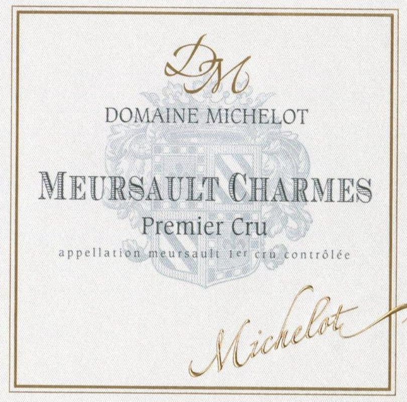 Domaine Michelot Meursault Charmes Premier Cru 2012 Front Label