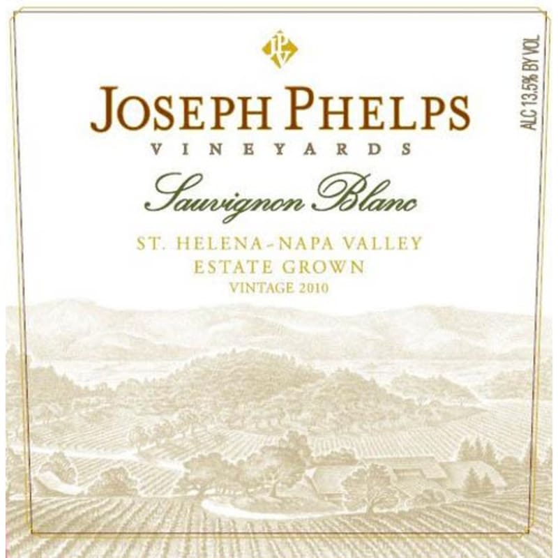 Joseph Phelps Sauvignon Blanc 2010 Front Label
