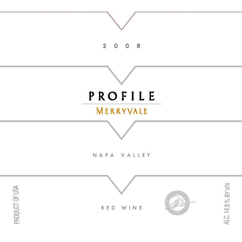 Merryvale Profile (1.5 Liter Magnum) 2008 Front Label