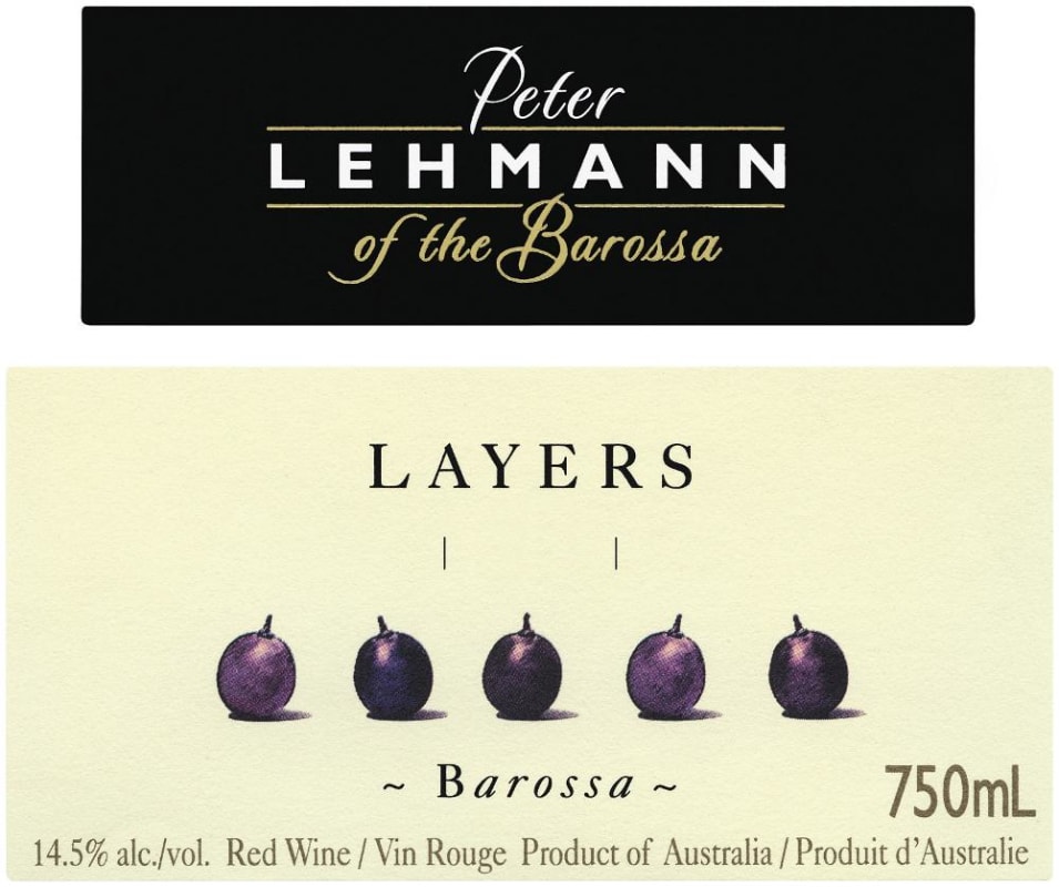 Peter Lehmann Layers Red 2009 Front Label
