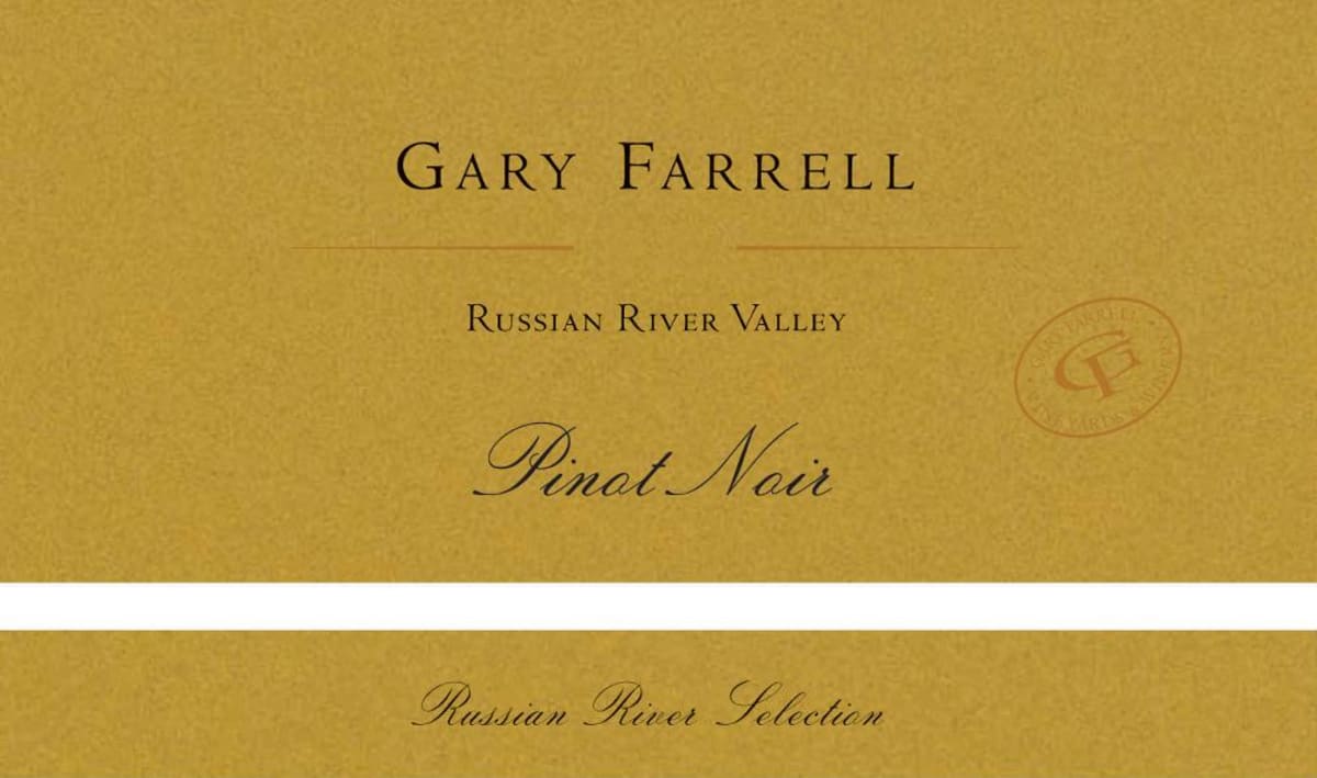 Gary Farrell Russian River Selection Pinot Noir 2008 Front Label