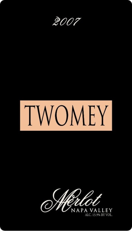 Twomey Merlot 2007 Front Label