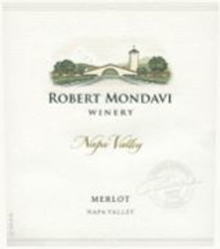 Robert Mondavi Napa Valley Merlot 2008 Front Label